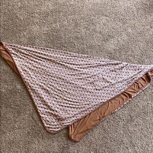 Little Sleepies rust rainbows large cloud blanket